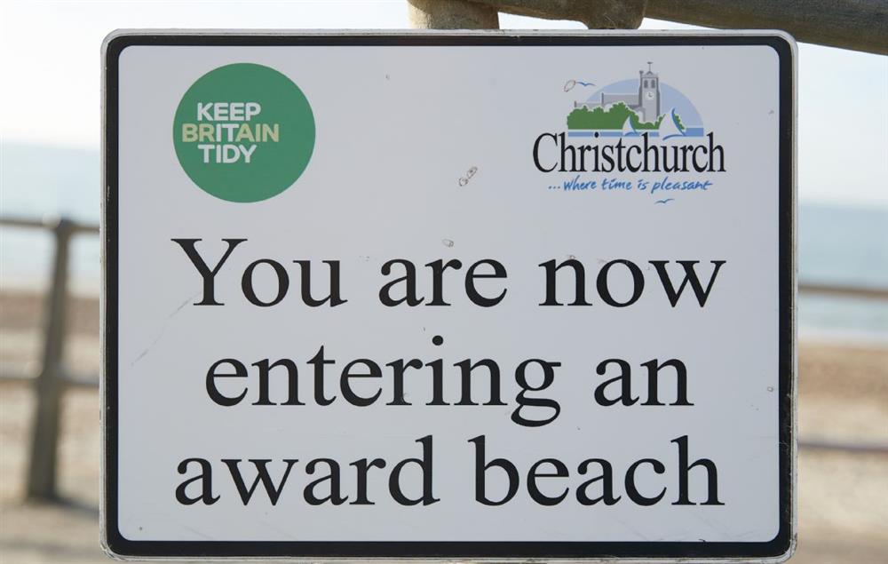 Christchurch and Southbourne are both Blue Flag award winning beaches at Beach View, Southbourne