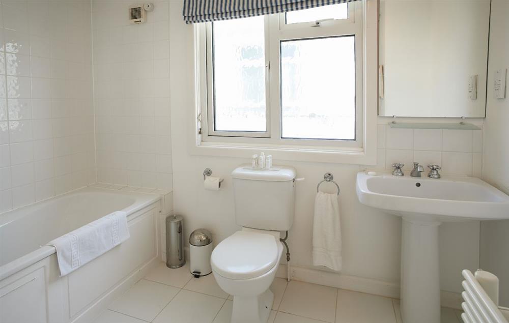 Family bathroom at Beach View, Southbourne