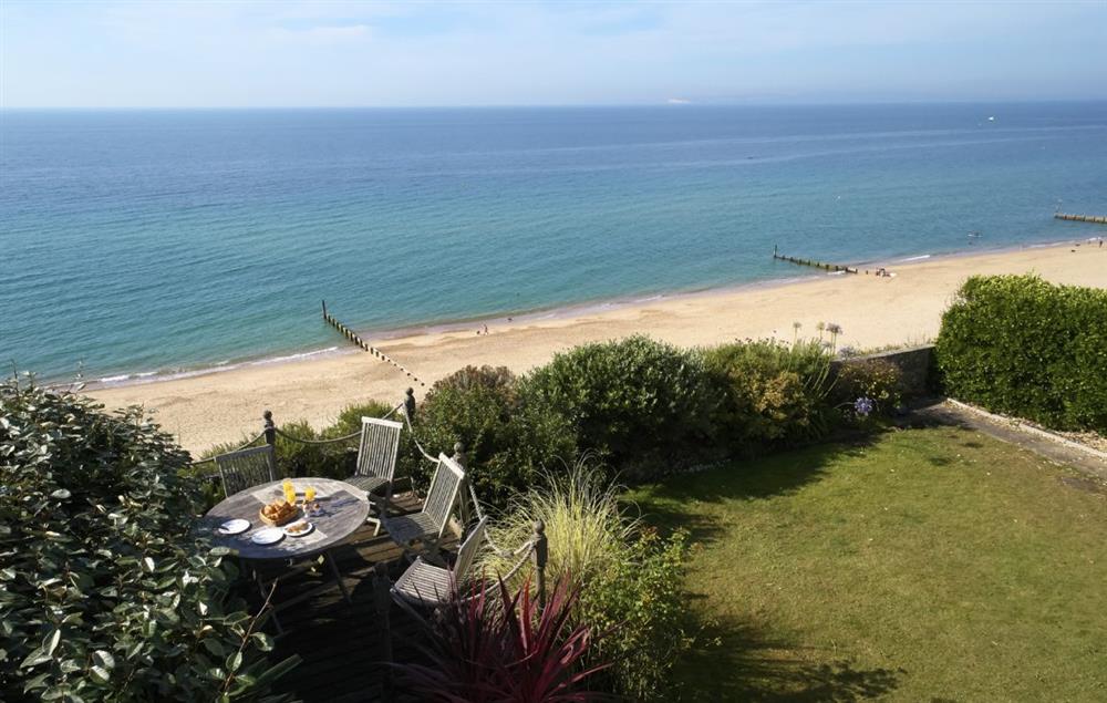 The stunning view of the beach taken from the first floor (photo 2) at Beach View, Southbourne