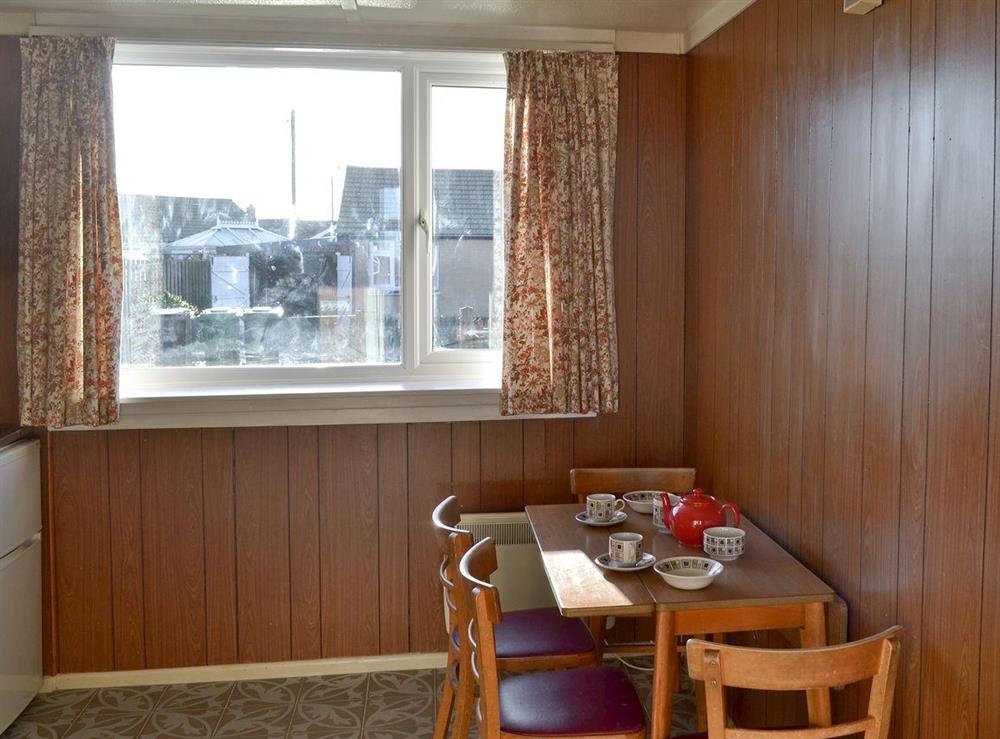 Dining area at Beach View in Walcott, near Happisburgh, Norfolk