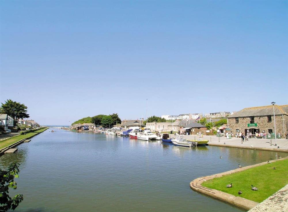 Bude Canal at Beach View in Widemouth Bay, Cornwall