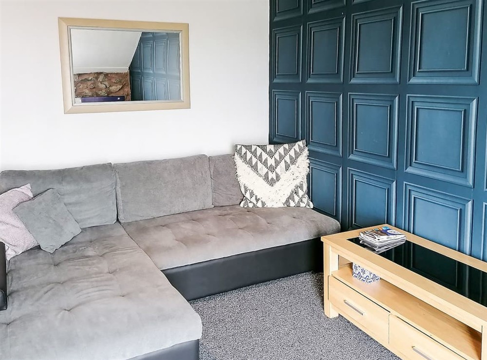 Living room at Beach Vista Apartment 3 in Barmouth, Gwynedd