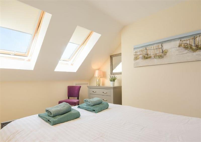 One of the bedrooms at Beach Walk, Beadnell