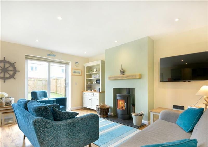 The living room at Beach Walk, Beadnell