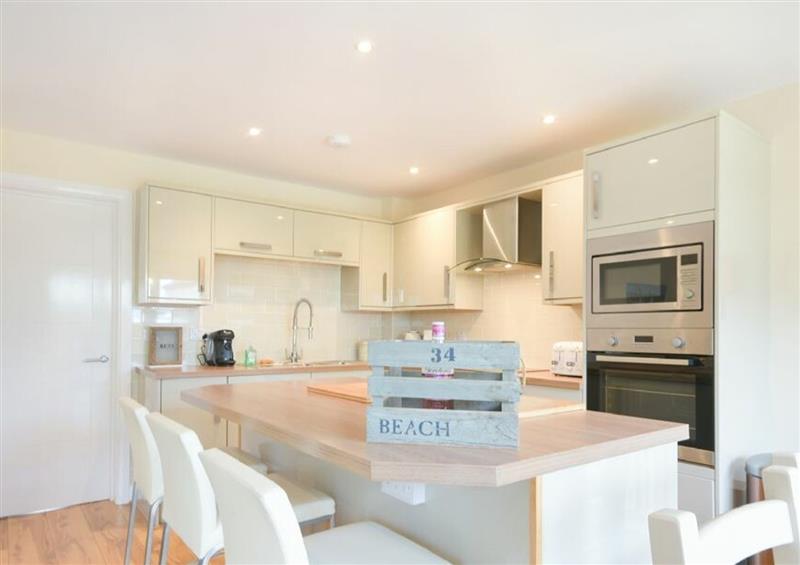 This is the kitchen at Beach Walk, Beadnell