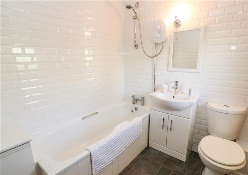 This is the bathroom at Beach Way Cottage, Gorran Haven
