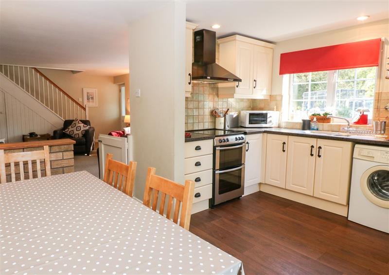 This is the kitchen at Beach Way Cottage, Gorran Haven