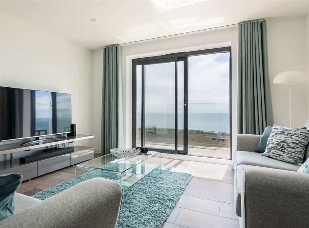 Living area at Beachcliff in Christchurch, Dorset