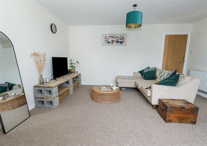 The living room at Beachcomb, Weymouth