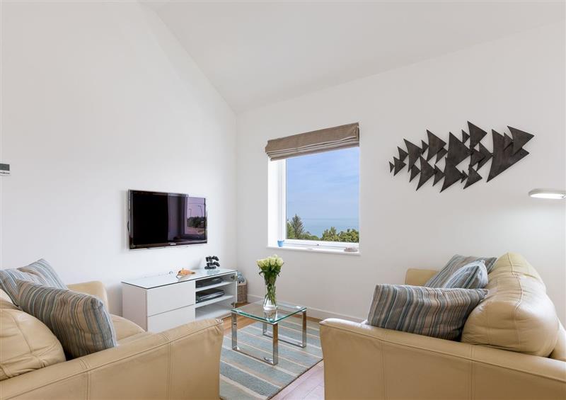 Relax in the living area at Beachcomber, Carbis Bay