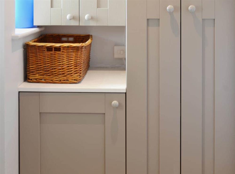 Utility room at Beachcomber Cottage in Marazion, Cornwall