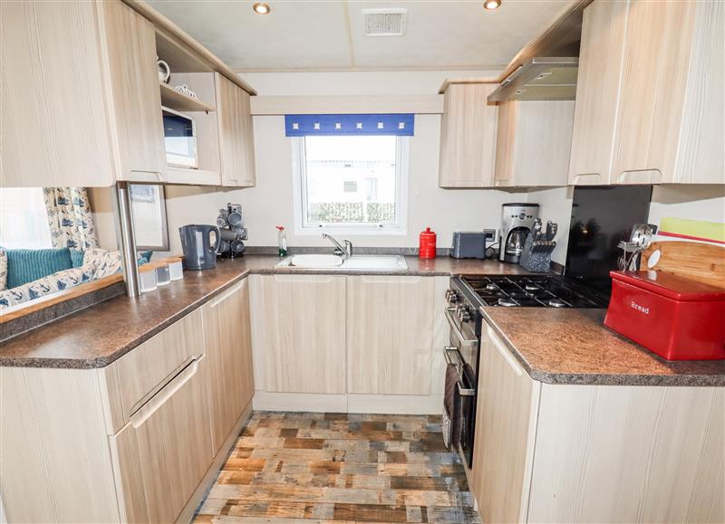 The kitchen at Beachcomber D35, Towyn