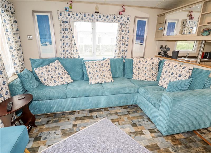 The living room at Beachcomber D35, Towyn