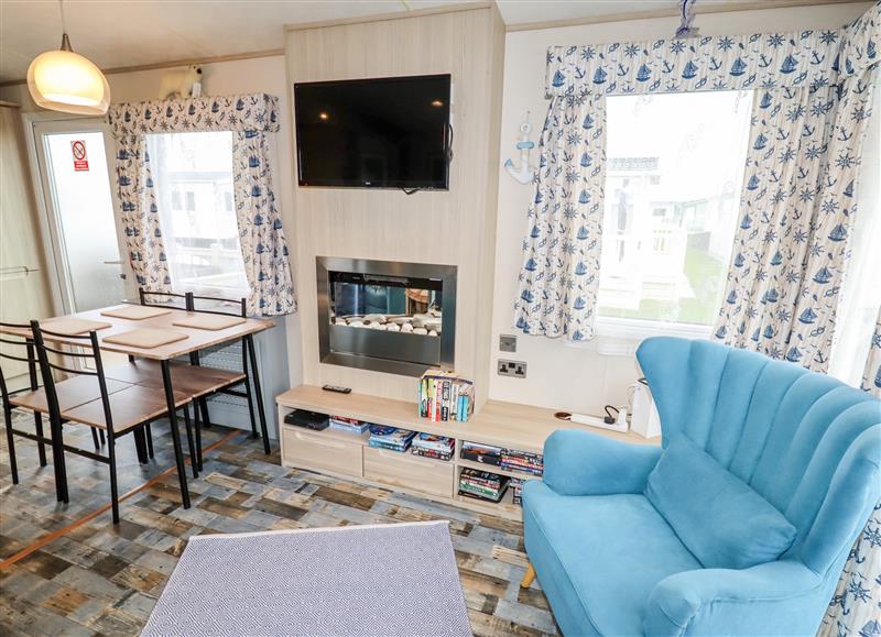 This is the living room at Beachcomber D35, Towyn