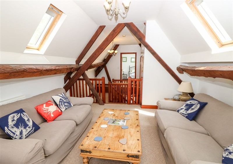 Enjoy the living room at Beachcombers, near Ventnor