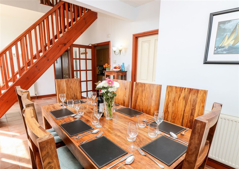 The dining room at Beachcombers, near Ventnor
