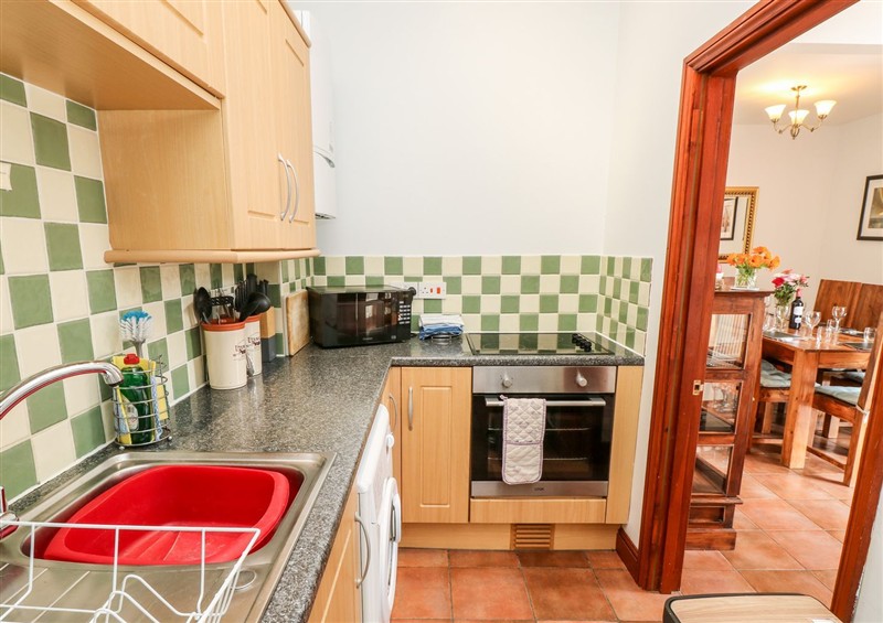 This is the kitchen at Beachcombers, near Ventnor