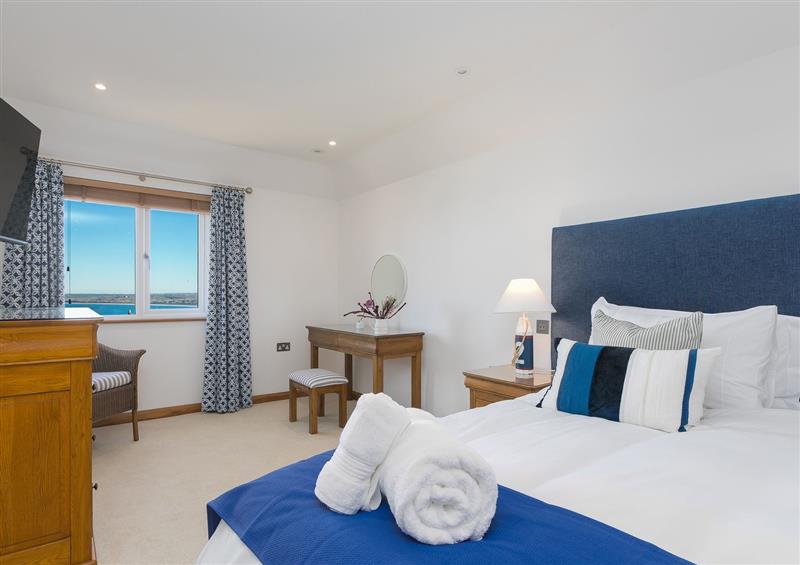 One of the 5 bedrooms at Beachcroft, Carbis Bay