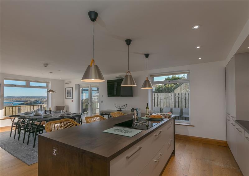 This is the kitchen at Beachcroft, Carbis Bay