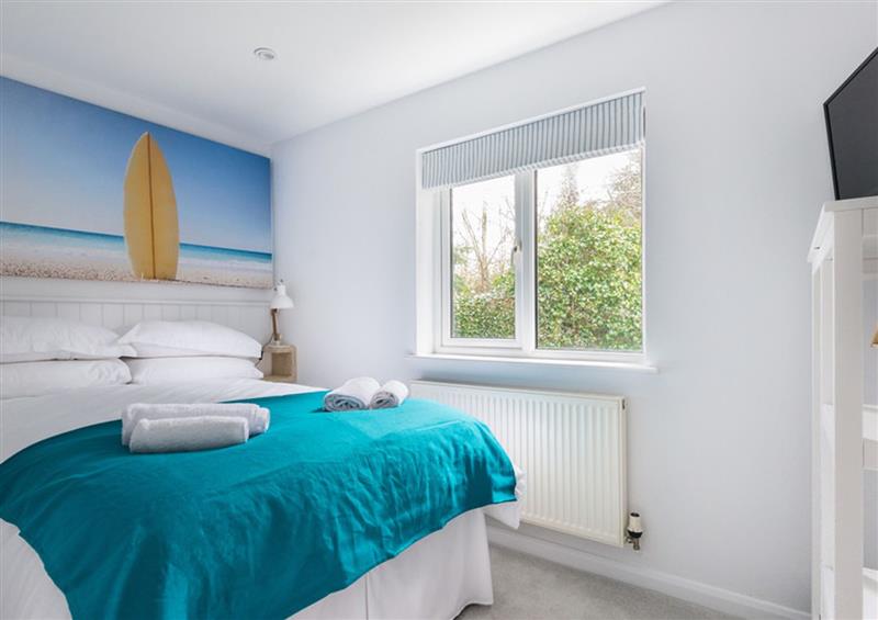 One of the bedrooms at Beaches, Polzeath