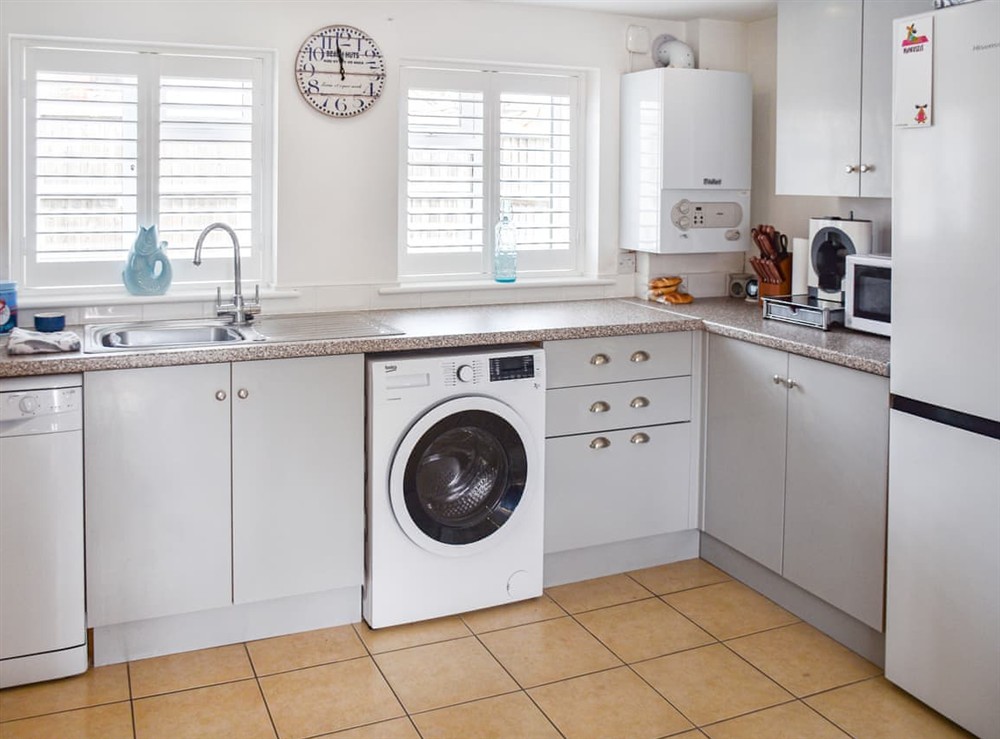 Kitchen at Beachmans Cottage in Great Yarmouth, Norfolk