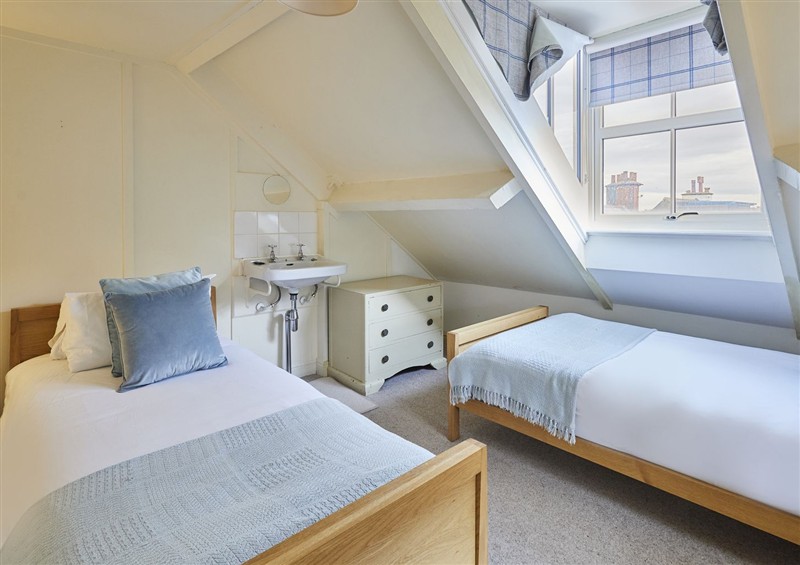 One of the 4 bedrooms at Beachside Cottage, Sandsend