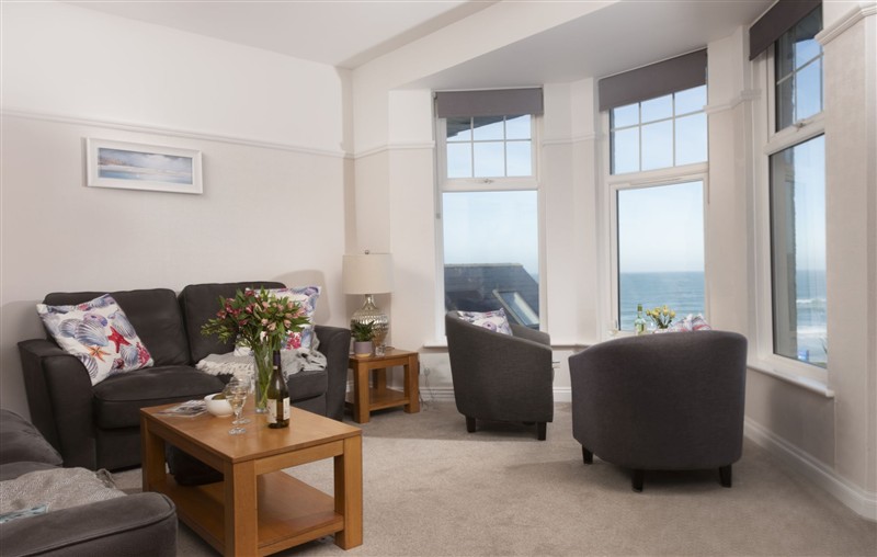 Inside at Beachside Fistral, Cornwall