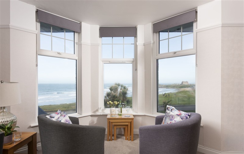 The living area (photo 2) at Beachside Fistral, Cornwall
