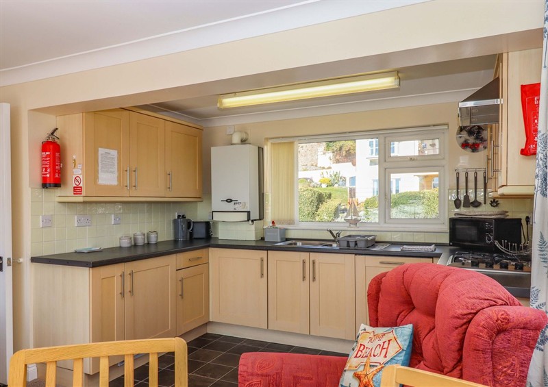 This is the kitchen at Beachside, Paignton