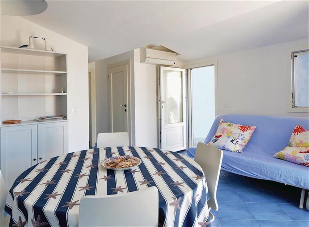 Living area at Beachside Villa in Ragusa, Italy