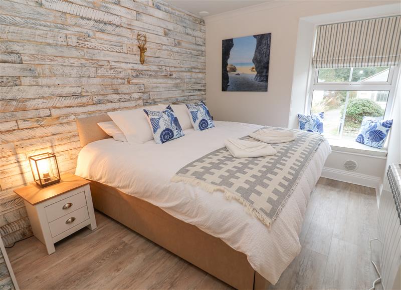 One of the 2 bedrooms at Beachspoke Loft, Portreath