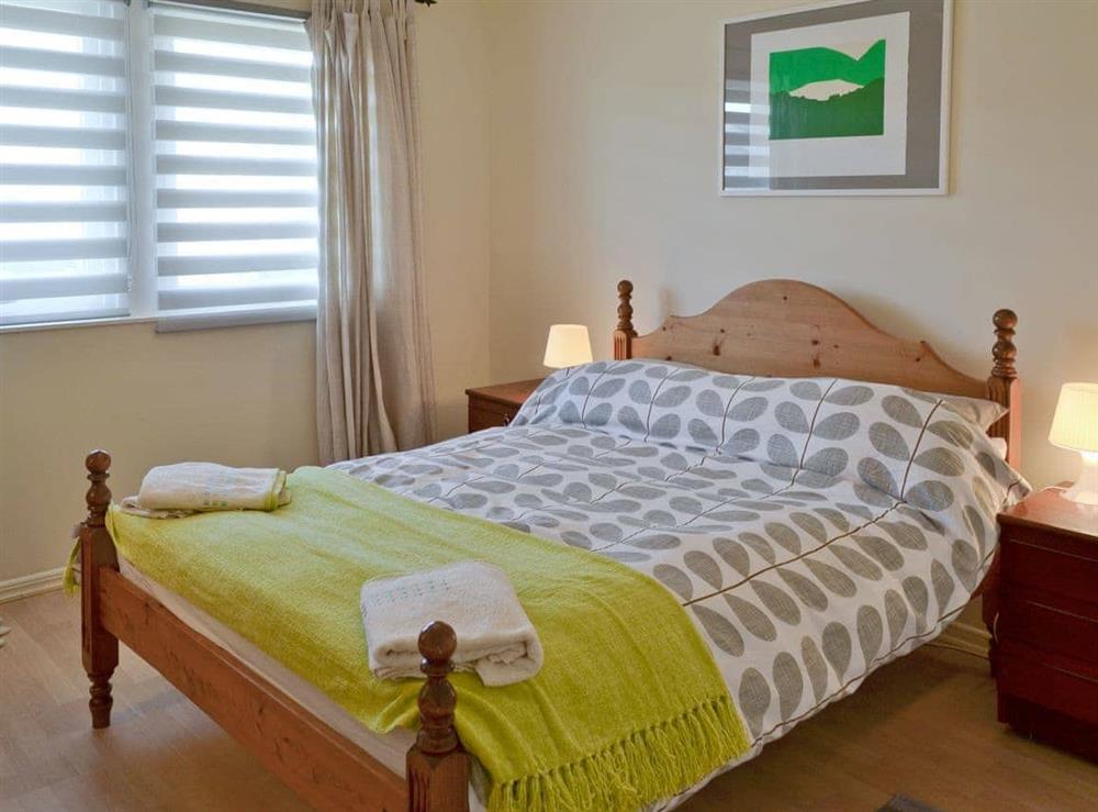 Comfortable double bedroom at Beachview in Beadnell, Northumberland