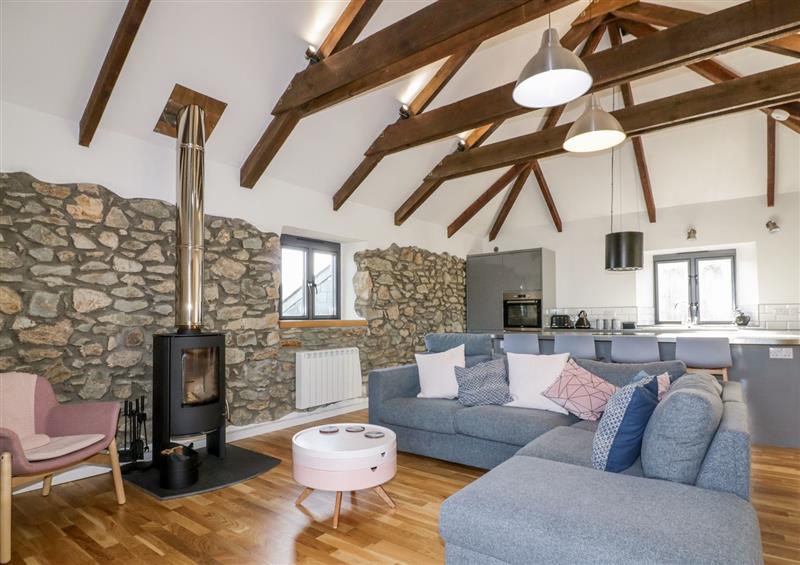 Enjoy the living room at Beacon Barn, St Agnes