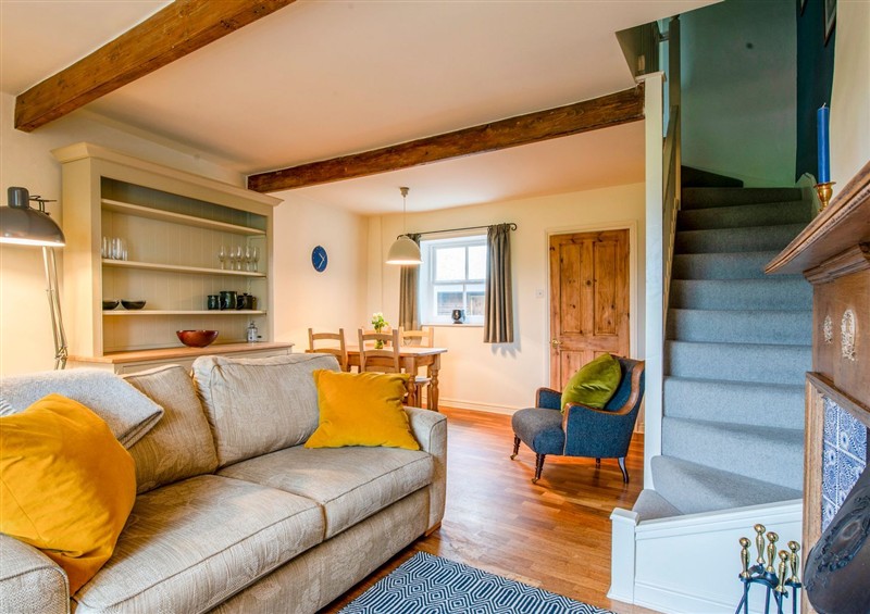 The living area at Beacon Cottage, Addingham