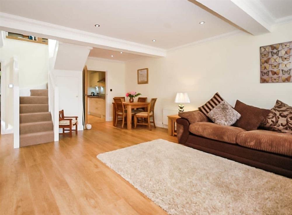 The living area at Beacon Cottage in Hassocks, East Sussex