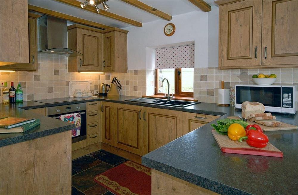 Kitchen at Beacon Cottage in Near Porthgain, Pembrokeshire, Dyfed