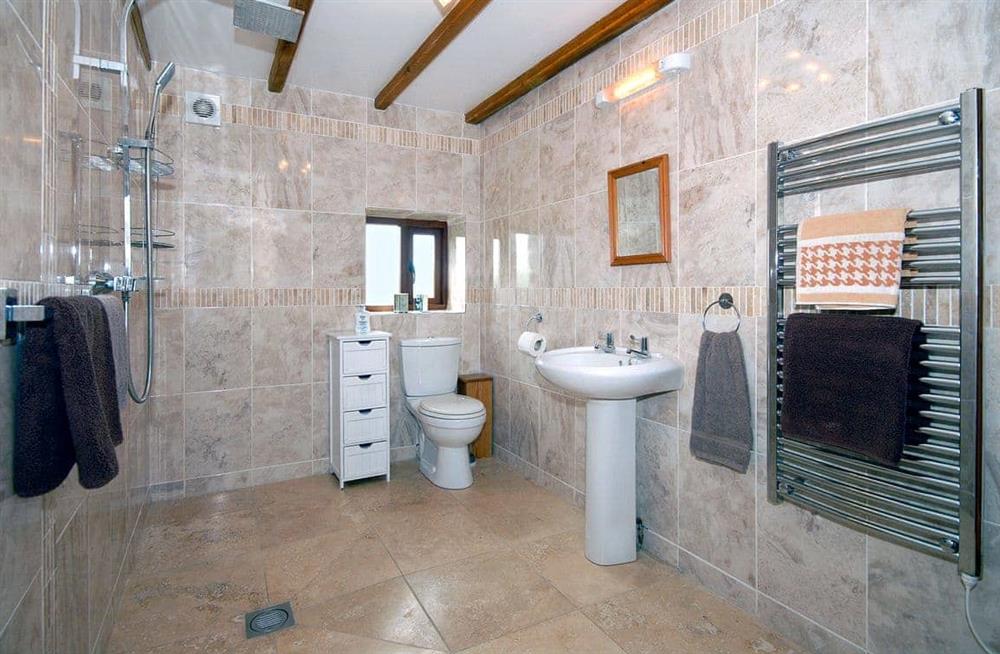 The bathroom at Beacon Cottage in Near Porthgain, Pembrokeshire, Dyfed