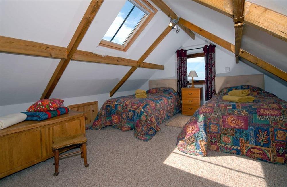The living room at Beacon Cottage in Near Porthgain, Pembrokeshire, Dyfed