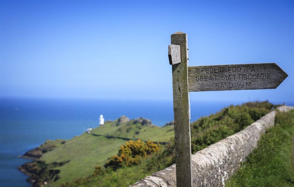 The drive is shared with walkers, forming part of the South West Coast Path. Guests can use the path to enjoy breathtaking cliff top walks in both directions