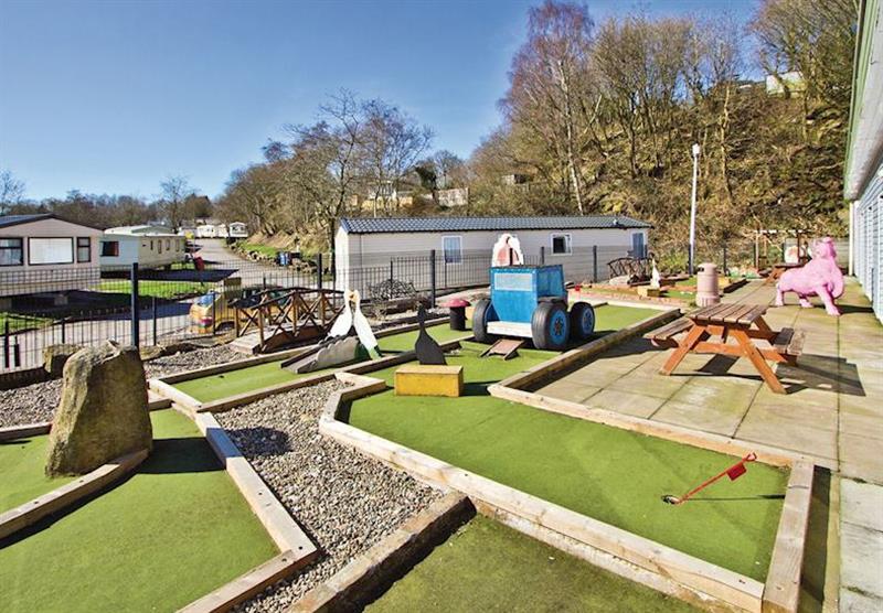 Crazy golf at Beacon Fell View in Longridge, Ribble Valley