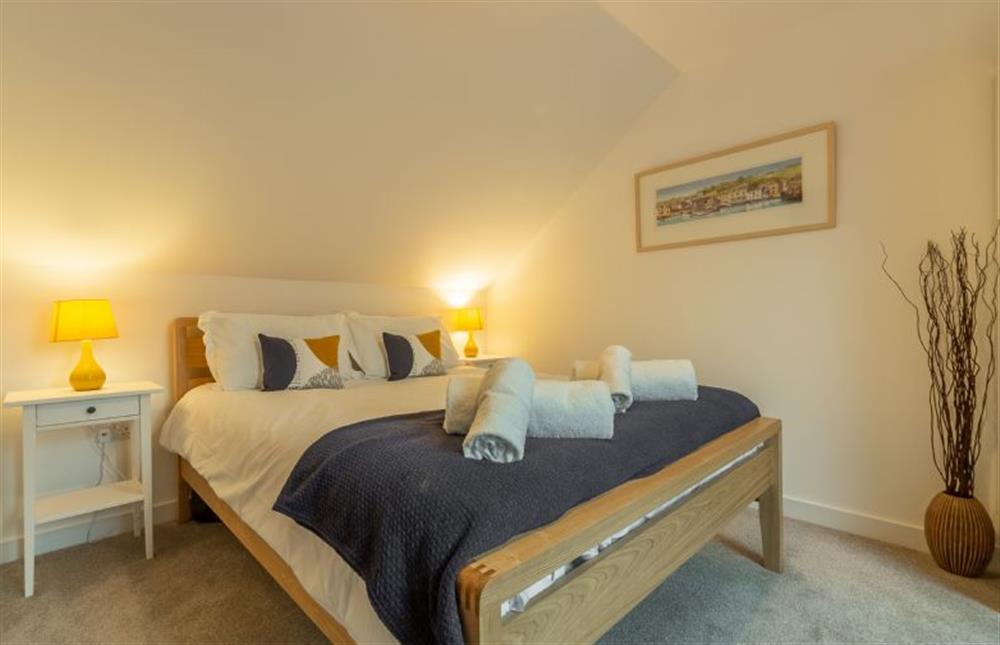 Bedroom two with 5’ king-size bed at Beacon View, St Agnes 