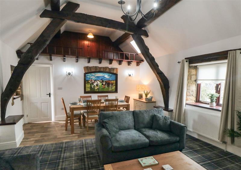 Relax in the living area at Beaconsfield Cottage, Burniston near Scalby