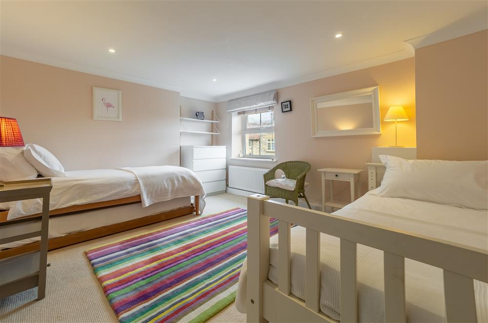 First floor: Bedroom two with twin 3ft single beds at Beadale Cottage, Ampleforth