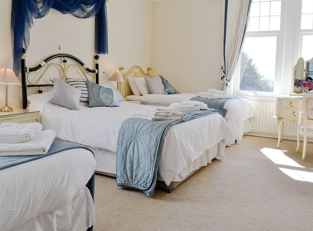 Triple bedroom at Beaford House in Beaford, near Winkleigh, Devon