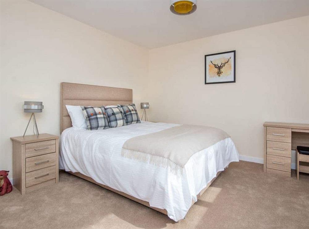 Double bedroom at Beannachd in Lonemore, near Dornoch, Sutherland