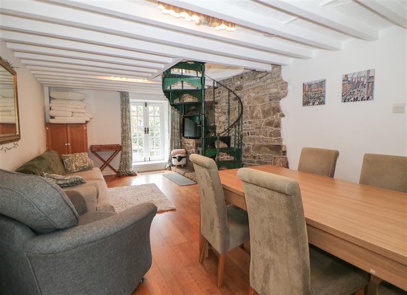Enjoy the living room at Bear Pit Cottage, Hayfield