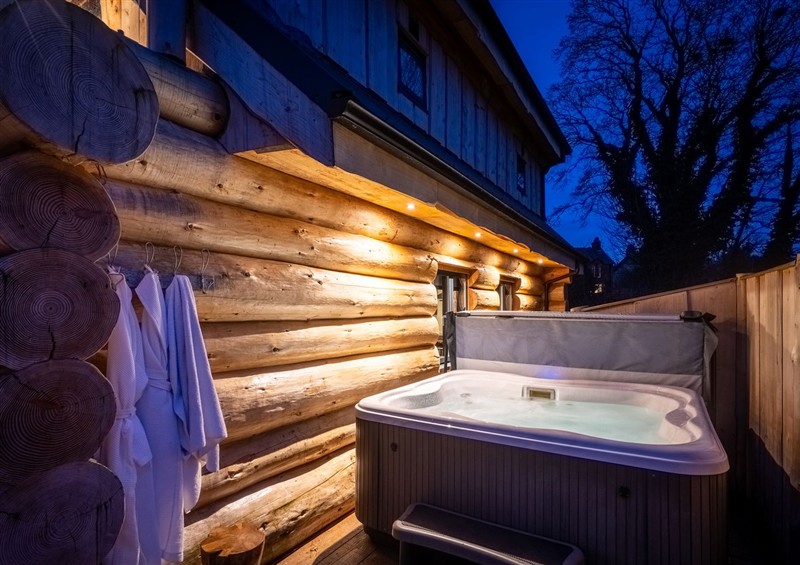 The hot tub at Bears Den, Addingham