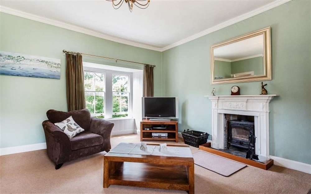 Enjoy the living room at Bearscombe Farm West Wing in Kingsbridge