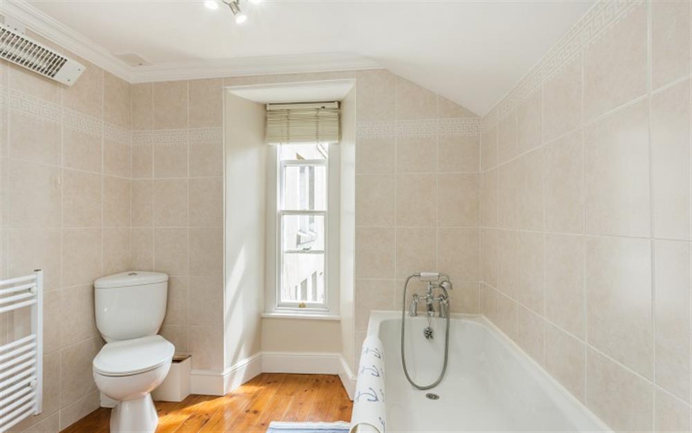 This is the bathroom at Bearscombe Farm West Wing in Kingsbridge
