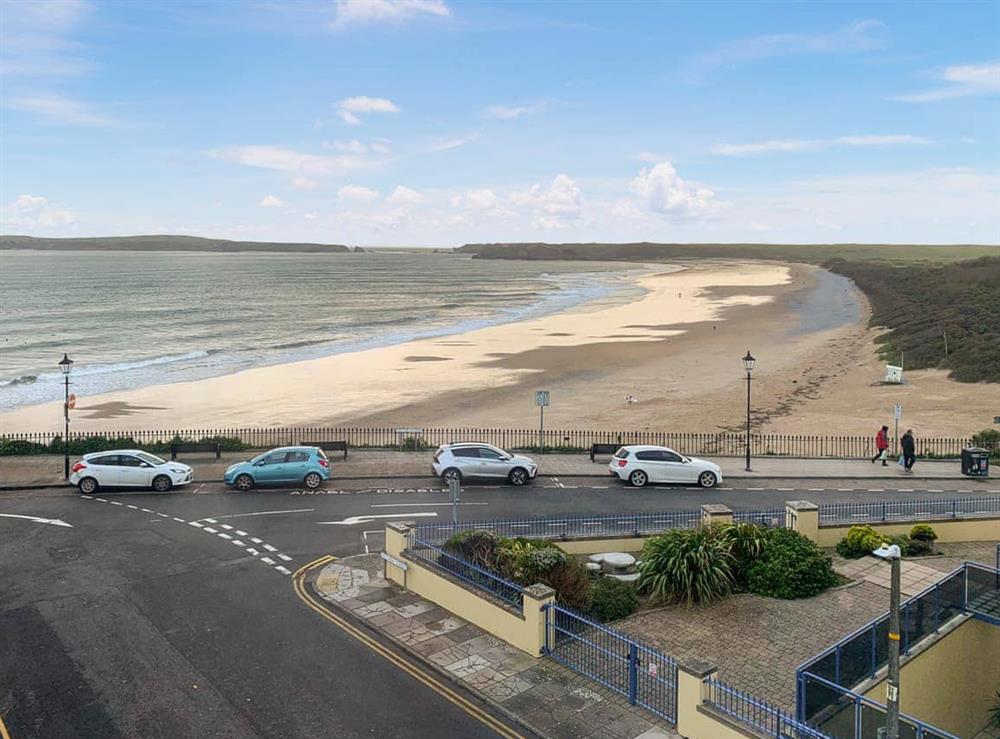View from property at Beaufort Apartment in Tenby, Dyfed